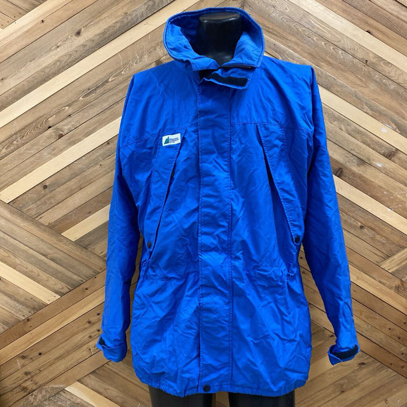 MEC - Vintage Rain Jacket: Blue-men-LG