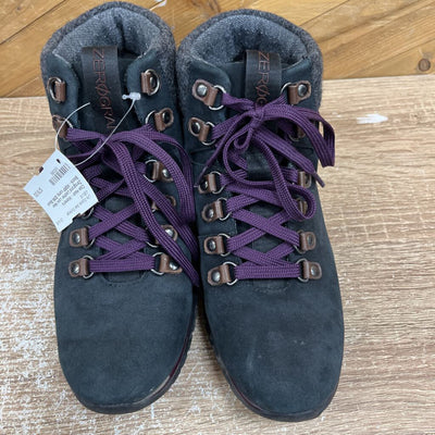 Cole Haan - Women's Zerogrand Leather Low Hiker Boots - MSRP comp $266: Black-women-5.5