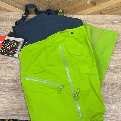 Arc'teryx - Men's Rush LT GTX Bib Shell Pant - MSRP $650: Utopia Green/Grey-men-MD