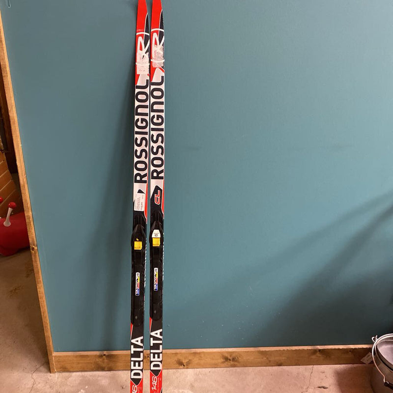 Rossignol Delta CL XC Ski with Salomon SNS Access Bindings MSRP $270: Red--146