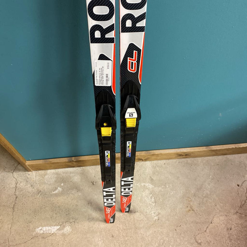 Rossignol Delta CL XC Ski with Salomon SNS Access Bindings MSRP $270: Red--146