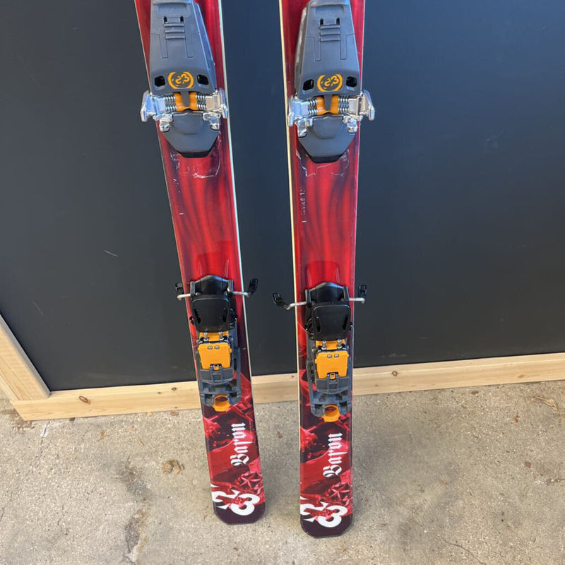 G3 - Baron Backcountry Alpine Skis With G3 Ruby AT Bindings- MSRP $1230: Red--177cm