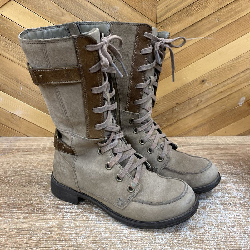The North Face- Bridgeton Lace Boot- MSRP compared $214 : Tan / Brown -women-6/7