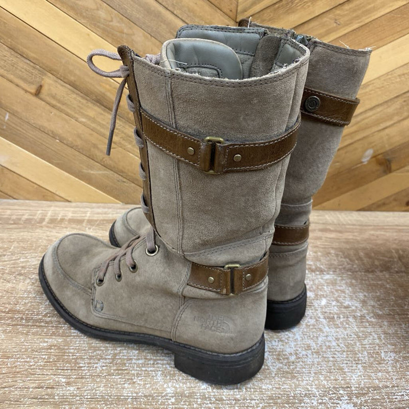The North Face- Bridgeton Lace Boot- MSRP compared $214 : Tan / Brown -women-6/7