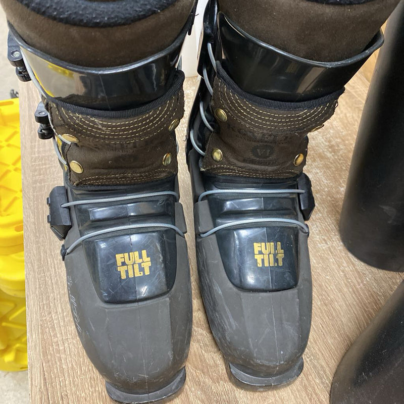 Full Tilt - Konflict Downhill Ski Boots - MSRP $910: Black/Gold-men-28.5