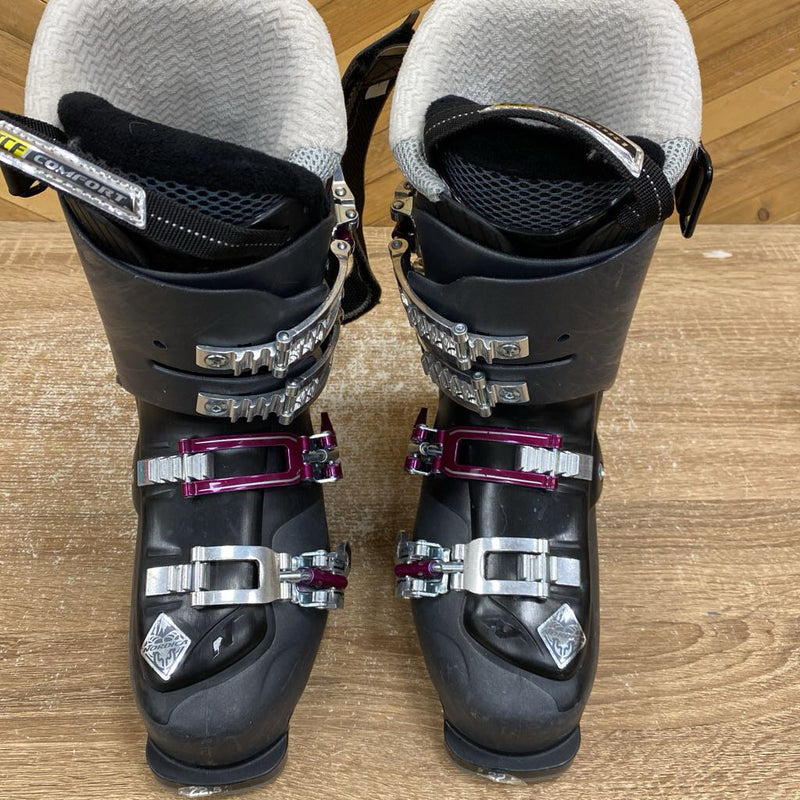 Nordica - Hell & Back ski Boot- MSRP $600: Black Purple -women-22.5