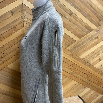 Patagonia - Women's Better Sweater Full-Zip Fleece Jacket - MSRP $199: grey-women-SM