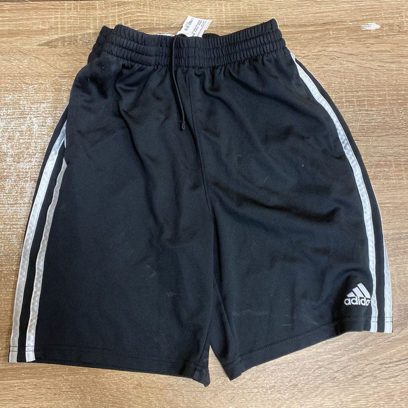 Adidas - Shorts - MSRP $30: Black/Grey/Red-children-LG