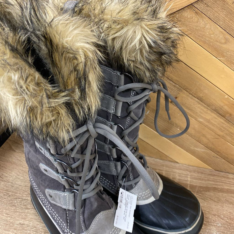 Sorel- Joan of Artic mid calf boot- MSRP $270: grey -women-8.5