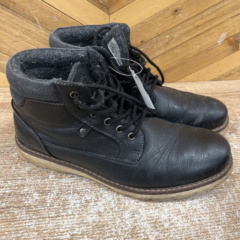 B&B Branded- mid hallway boot - MSRP compared $240: Black -men-9