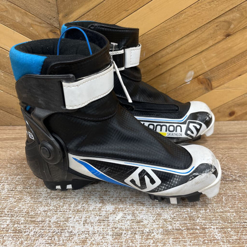 Salomon Skiathalon S/Race SNS Pilot Combi XC SKi boots. MSRP $ 239: Black--4.5