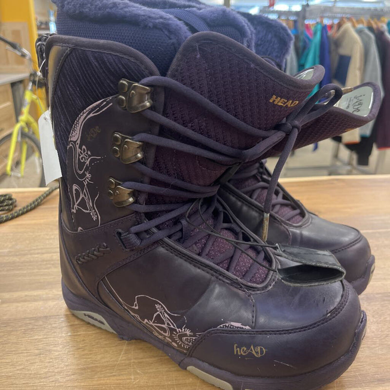 Head- Jade woman snowboard boot- MSRP compared $329 $ : Purple -women-9.5