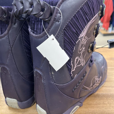 Head- Jade woman snowboard boot- MSRP compared $329 $ : Purple -women-9.5