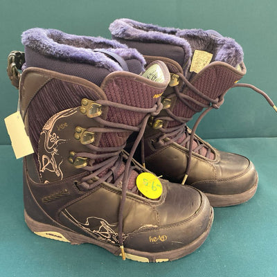 Head- Jade woman snowboard boot- MSRP compared $329 $ : Purple -women-9.5