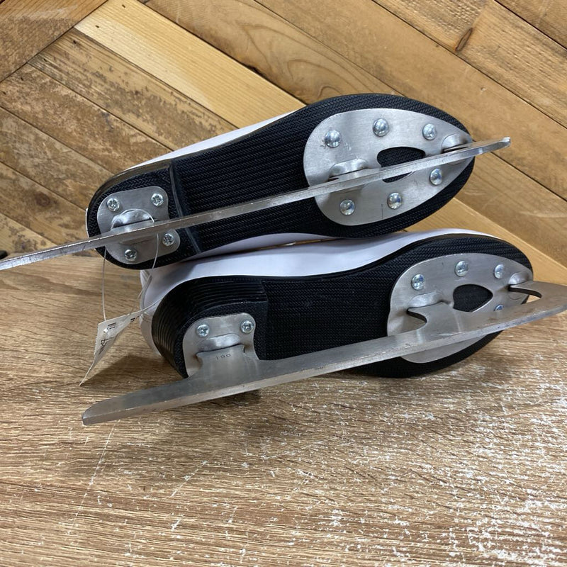 Hespler - figure skates- MSRP $119: White -children-13 Y