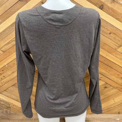 Outdoor Research - Women's L/S Henley Shirt - MSRP comp $90: Grey-women-MD