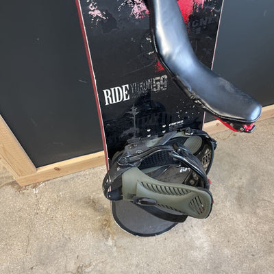 Ride - Yukon Snowboard w/ Capo Bindings - MSRP $900: Black/Red--159cm