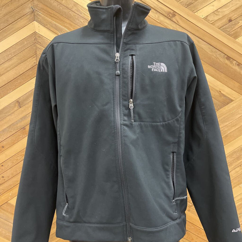 The North Face- soft shell jacket- MSRP $210 : Black -men-XL