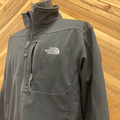 The North Face- soft shell jacket- MSRP $210 : Black -men-XL