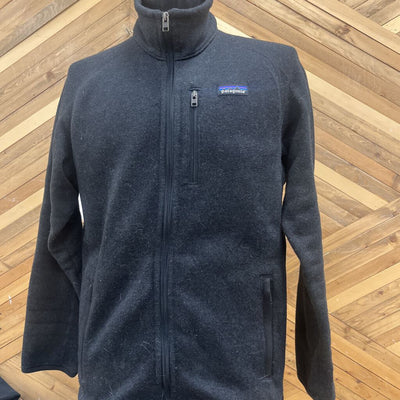 Patagonia - Men's Better Sweater Full-Zip Fleece Jacket - MSRP $199: Black-men-MD