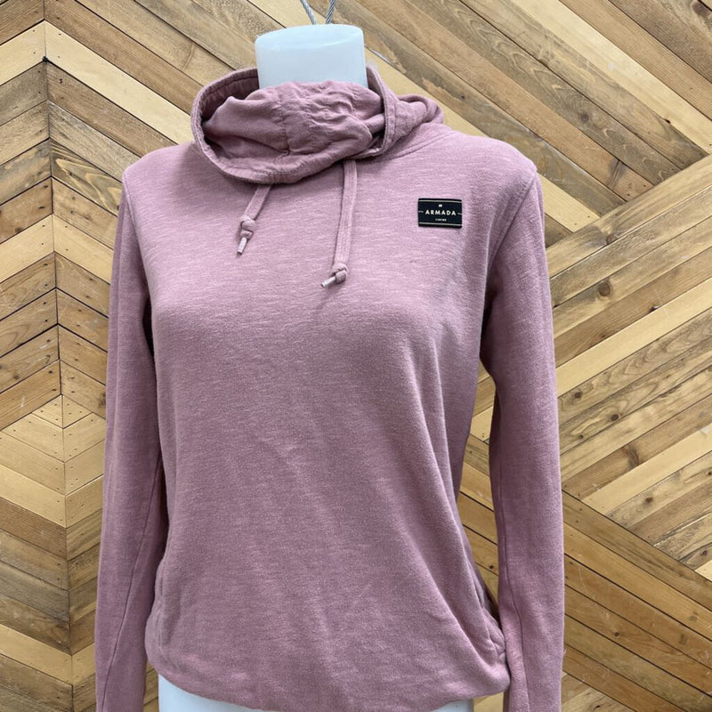 Armada - sweater- MSRP $129: Rose Pink -women-SM