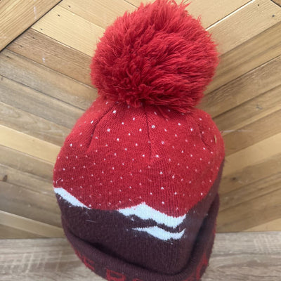 Eddie Bauer - Toque w/ Pom Pom - MSRP comp $48: Red/Burgundy-unisex-