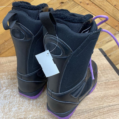 Thirtytwo- Woman's Exit Fit Boot - MSRP $179: Black/Purple-women-6