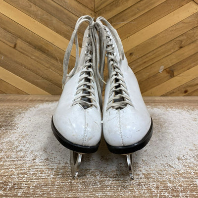 Daoust - Women's Karen Magnussen Ballet Figure Skates: White-women-W7