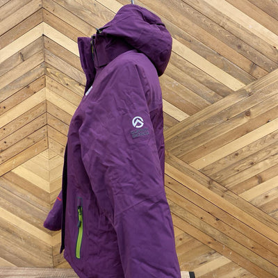 The North Face - Summit Series Alpha Jacket - MSRP compared $389: Purple/Green-women-SM