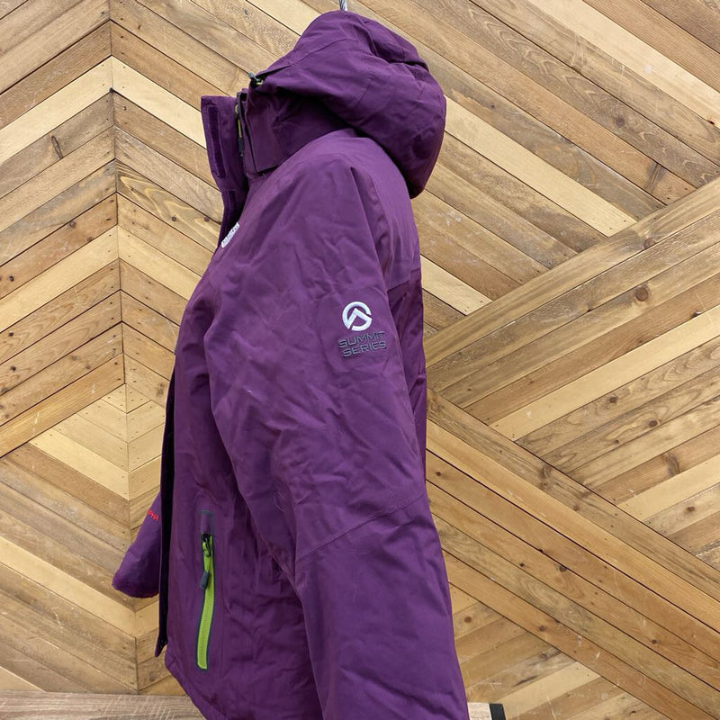 The North Face - Summit Series Alpha Jacket - MSRP compared $389: Purple/Green-women-SM