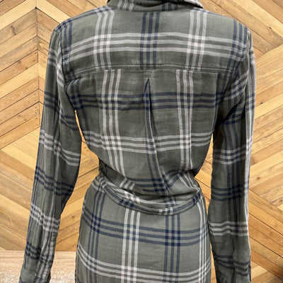 Eddie Bauer - Women's Flannel Dress - MSRP $129: green -women-6