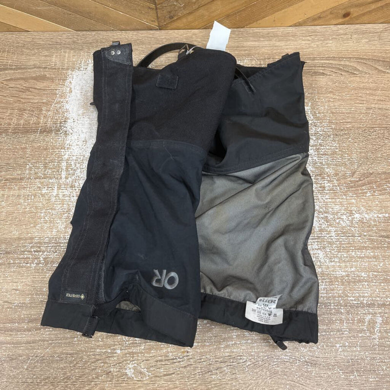 Outdoor Research- gore-tex gaitor- MSRP $110: Black -men-