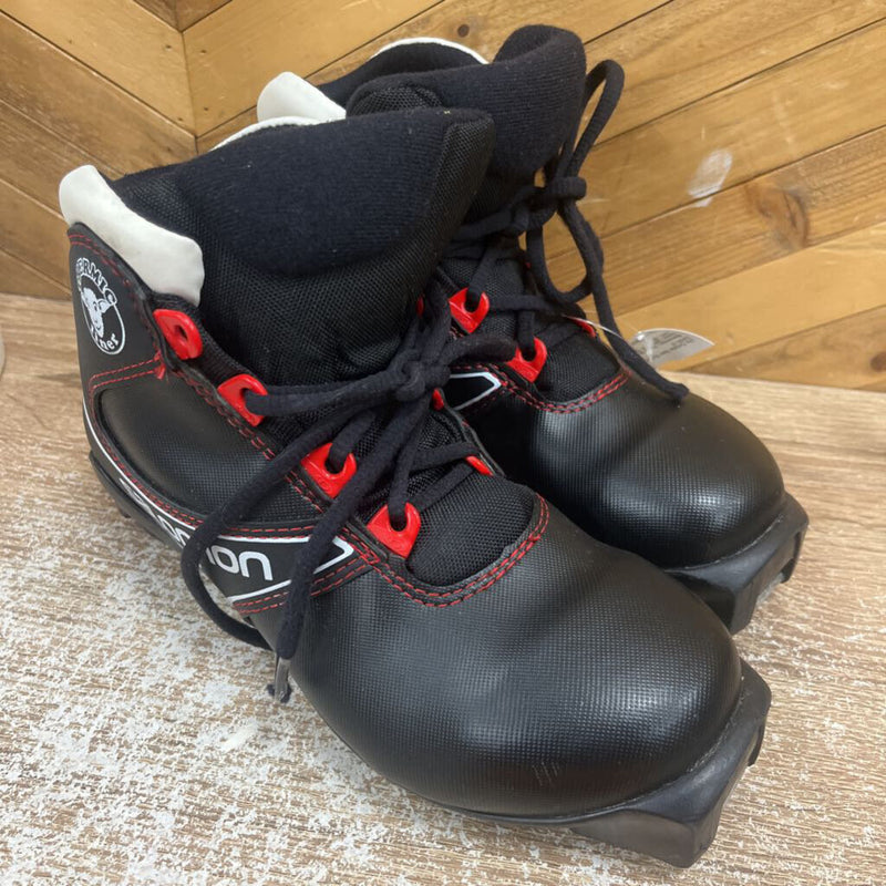 Salomon- team sns profil ski boot- MSRP $ 109: Black/white/ red -children-35