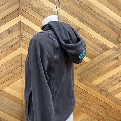 Lululemon- zip hoodie- MSRP comp $118: Grey/Teal-women-MD