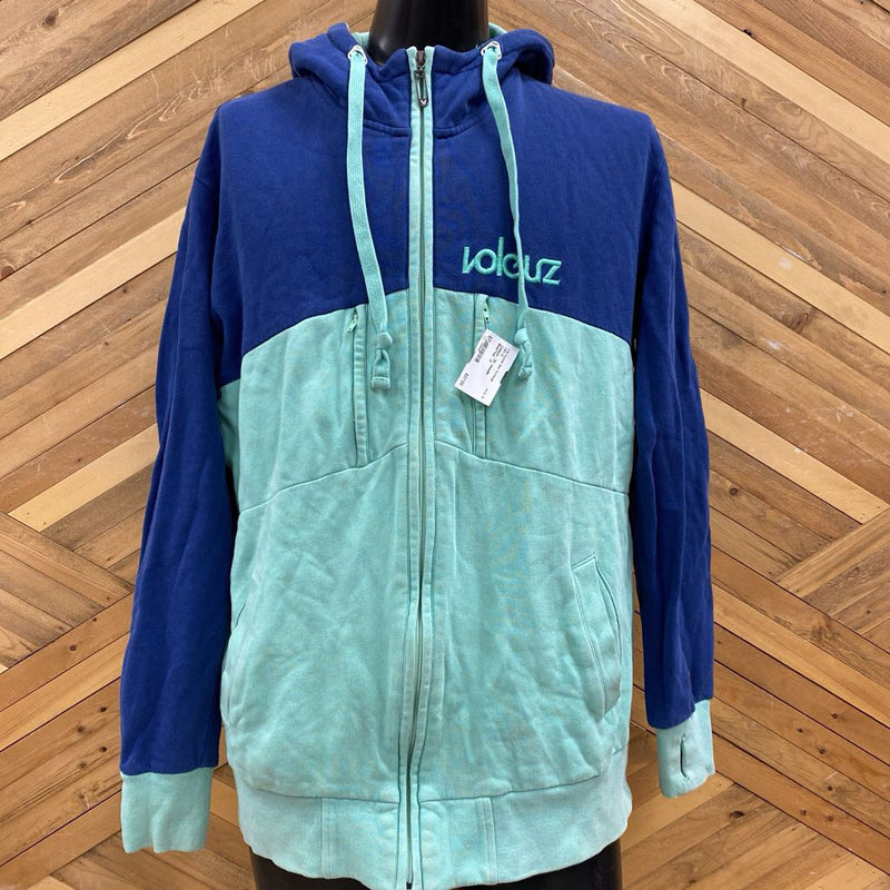 Voleurz - Zip Hoodie : Blue/Teal-men-MD