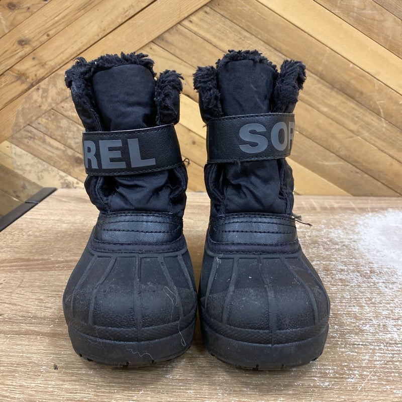 Sorel - Boots snow commander- MSRP $80: Black-children-11T