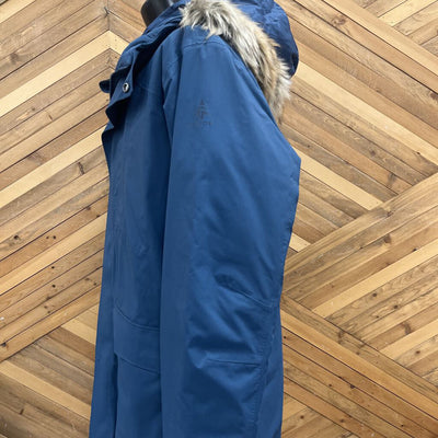 Woods- winter down parka- MSRP $450: Blue -women-XL