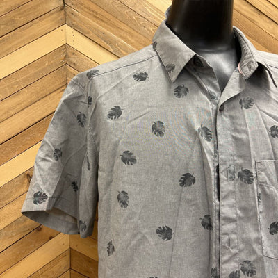 MEC - Men's Patterned Button-Up Shirt: Light Grey/Grey-men-LG