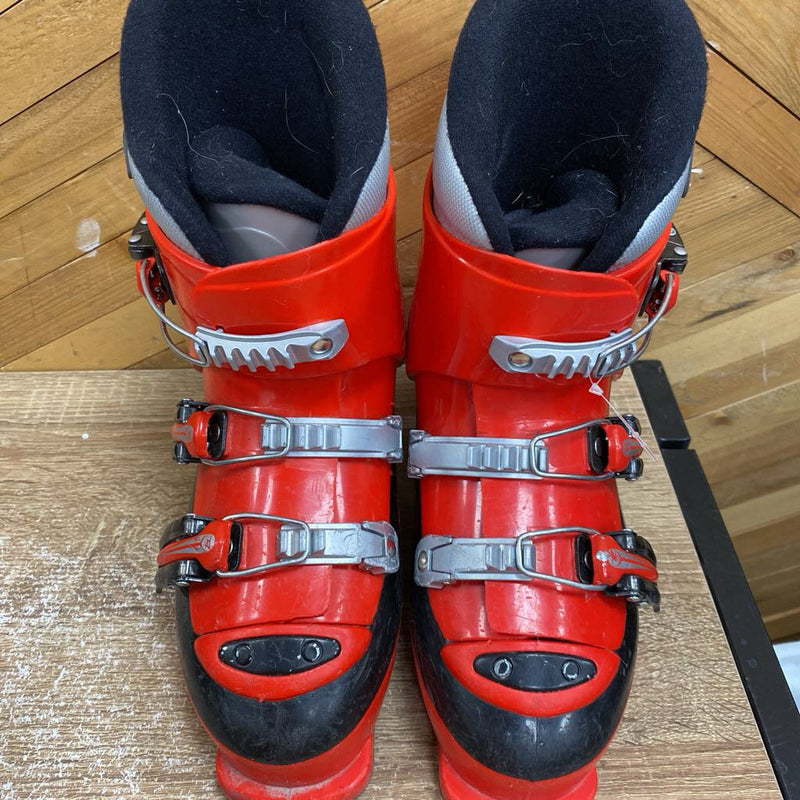 Rossignol-comp jr ski boot- MSRP $160: Red -children-22.5