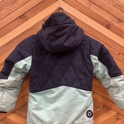 Picture - Kid's Winter Jacket - MSRP $220: Navy/Teal-children-6