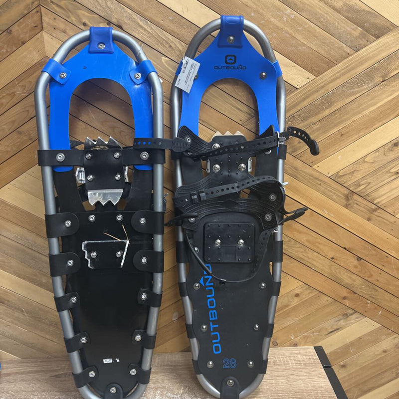 Outbound - Adult Snowshoes - MSRP $100: Blue/Black--28in