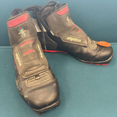 Alpina- NNN 148 XCski boot- MSRP $ 134: Black.Red -unisex-41