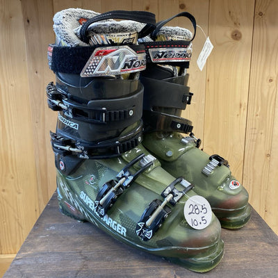 Nordica-Super Charger Spark ski boot- MSRP $ 740: Green -unisex-28-28.5