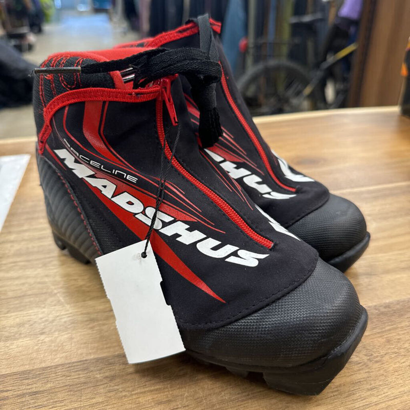 Madshus - Kids Raceline Jr XC Ski Boots - NNN - MSRP $130: black red-children-34