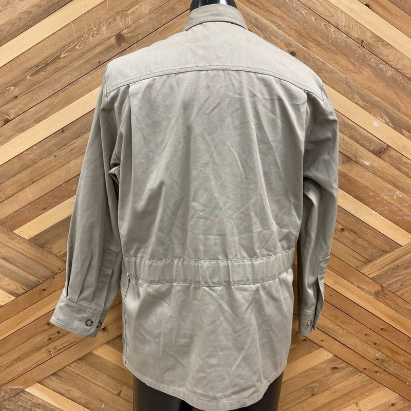 Tilley Endurables - Button-Up Jacket - MSRP $195: Beige-men-MD