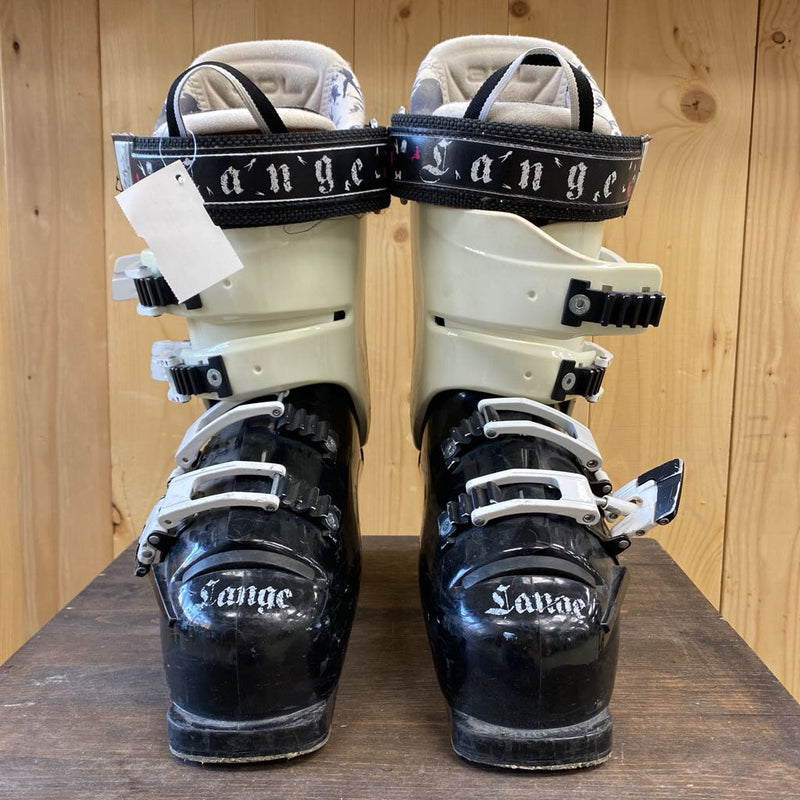 Lange - Inferno Downhill Ski Boots - MSRP $400: Black/White/Pink-unisex-