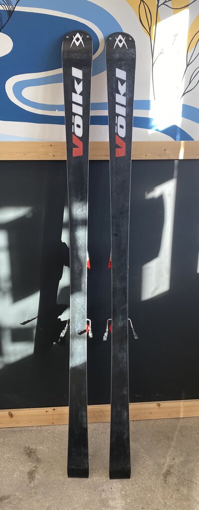 Volkl - RaceTiger World Cup CS Racing Downhill Skis Marker Comp 12 bindings - MSRP $1400: Red/Black--170