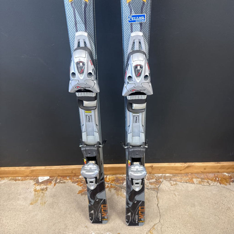 Head - i.M70 Monster Downhill Skis - Tyrolla SP130 Bindings : Silver/Grey-Blue/Orange--170cm