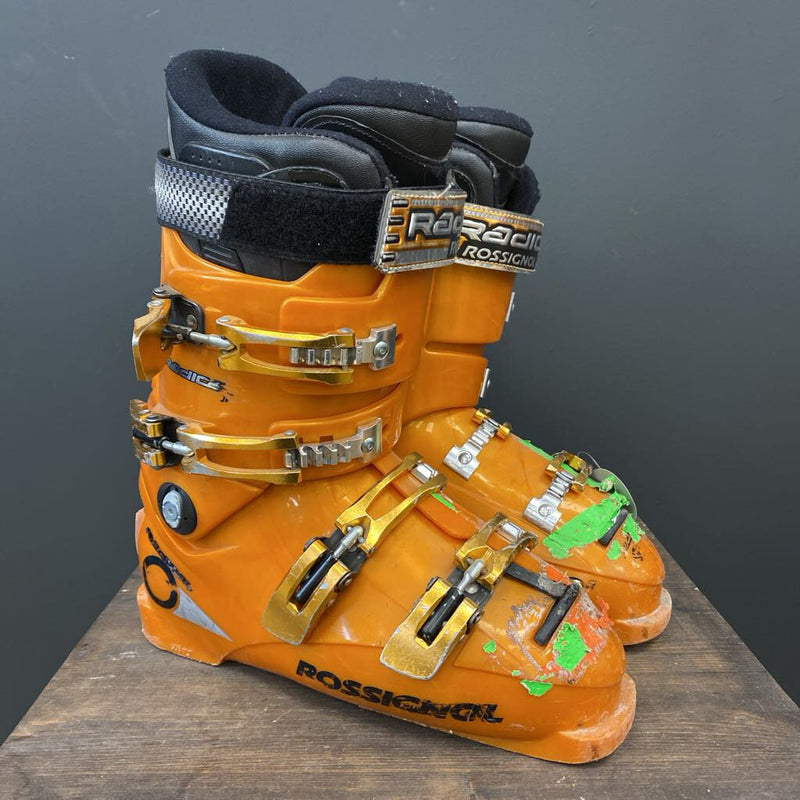 Rossignol - Radical Jr Downhill Race Ski Boots - MSRP $400: Orange-men-8