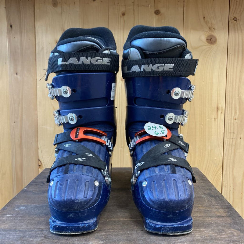 Lange - SFT Plus Downhill Ski Boots - MSRP $479: Navy-children-24.5